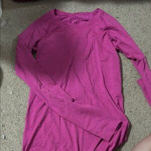 Lululemon Sonic Pink Long Sleeve Swiftly Tech